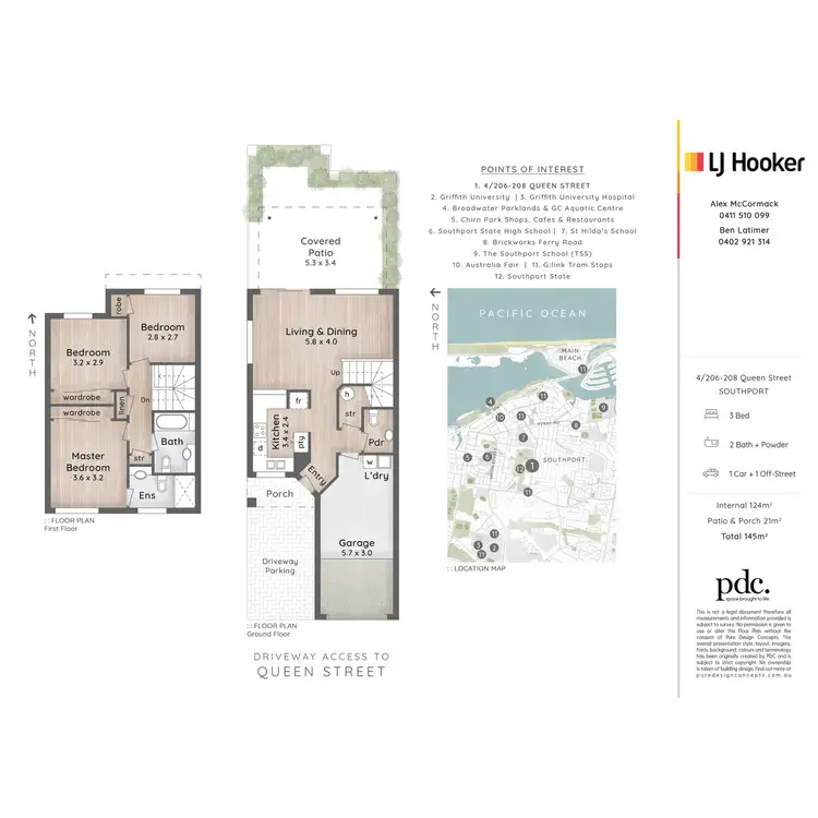 Floorplan of Homely townhouse listing, 4/206 Queen Street, Southport QLD 4215