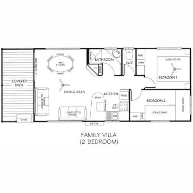 Floorplan of Homely unit listing, 1 Mairburn Road, Metung VIC 3904