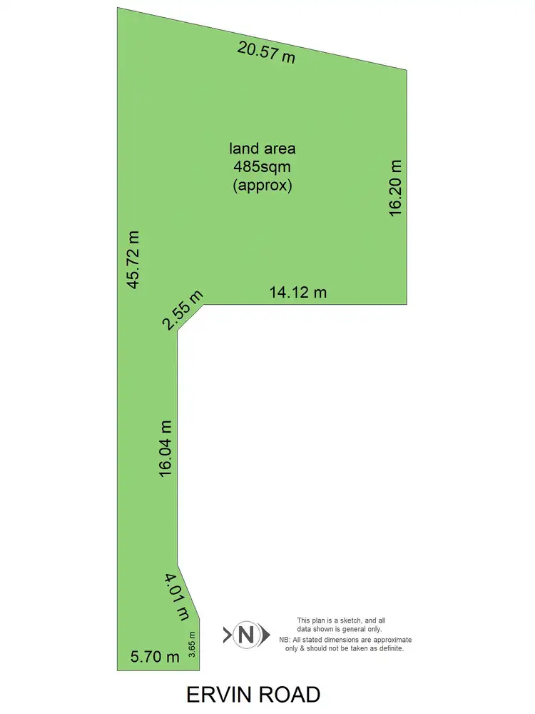 Floorplan of Homely land listing, 27A Ervin Road, Kilsyth VIC 3137