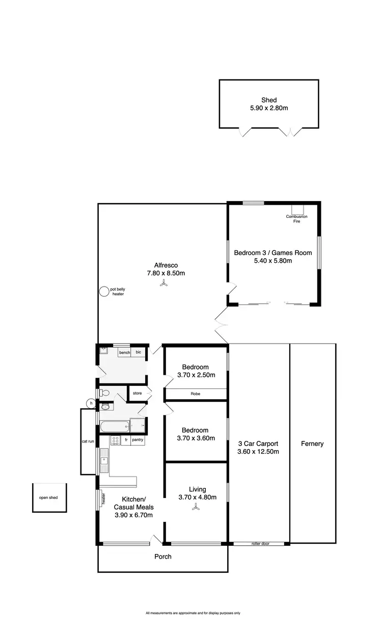Floorplan of Homely house listing, 34 David Street,, Mccracken SA 5211