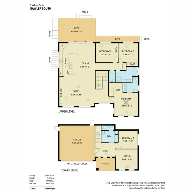 Floorplan of Homely house listing, 9 Sullivan Grove, Gawler South SA 5118