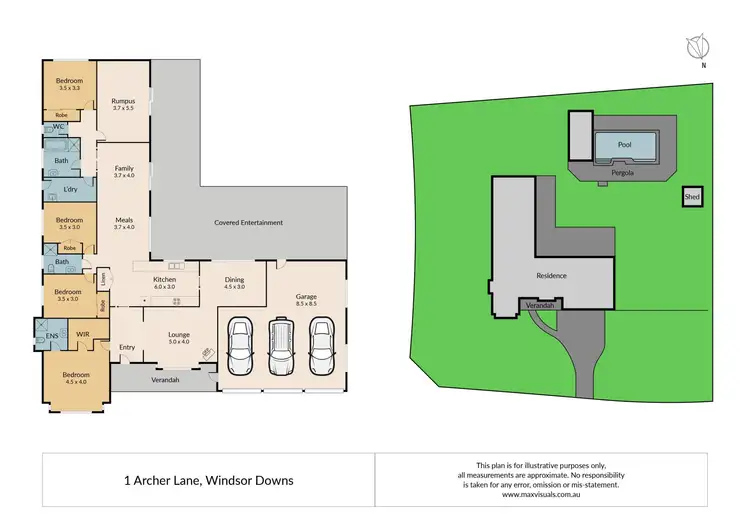 Floorplan of Homely house listing, 1 Archer Lane, Windsor Downs NSW 2756