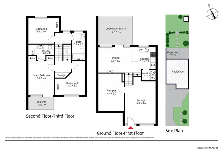 Floorplan of Homely townhouse listing, 12 Noble Close, Ngunnawal ACT 2913