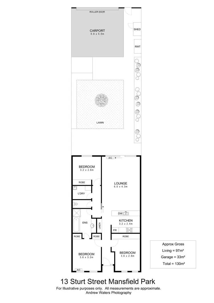 Floorplan of Homely house listing, 13 Sturt Street, Mansfield Park SA 5012