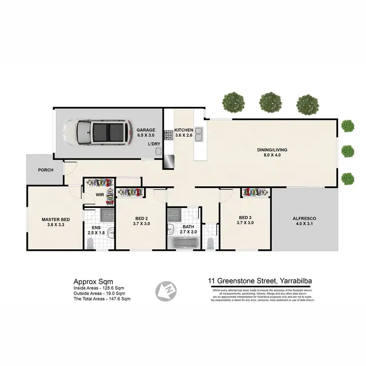 Floorplan of Homely house listing, 11 Greenstone Street, Yarrabilba QLD 4207