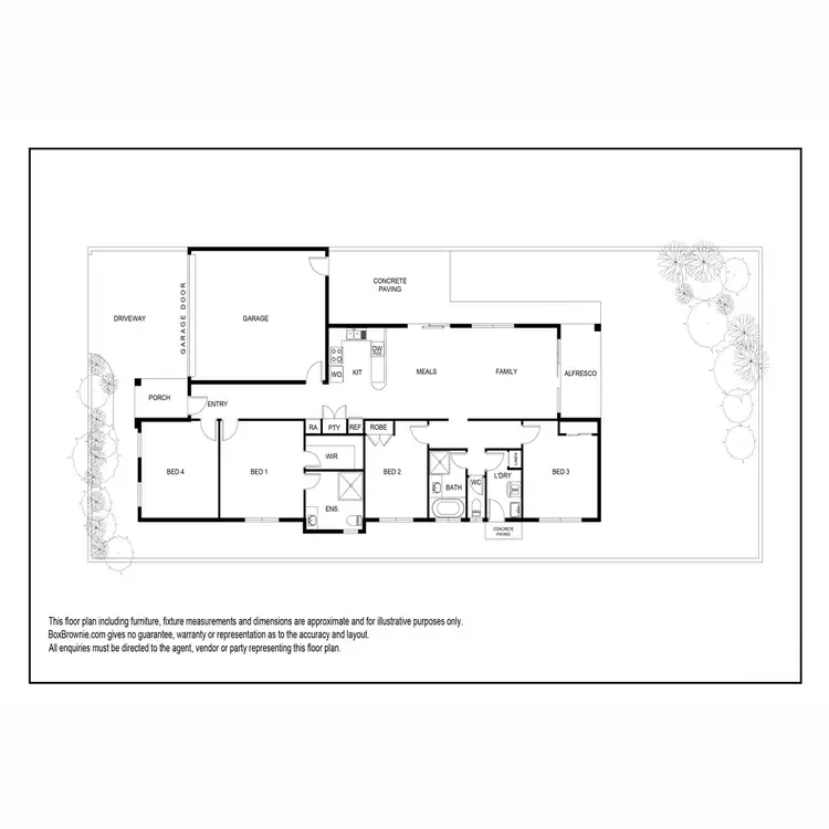 Floorplan of Homely house listing, 15 Grassbird Drive, Point Cook VIC 3030