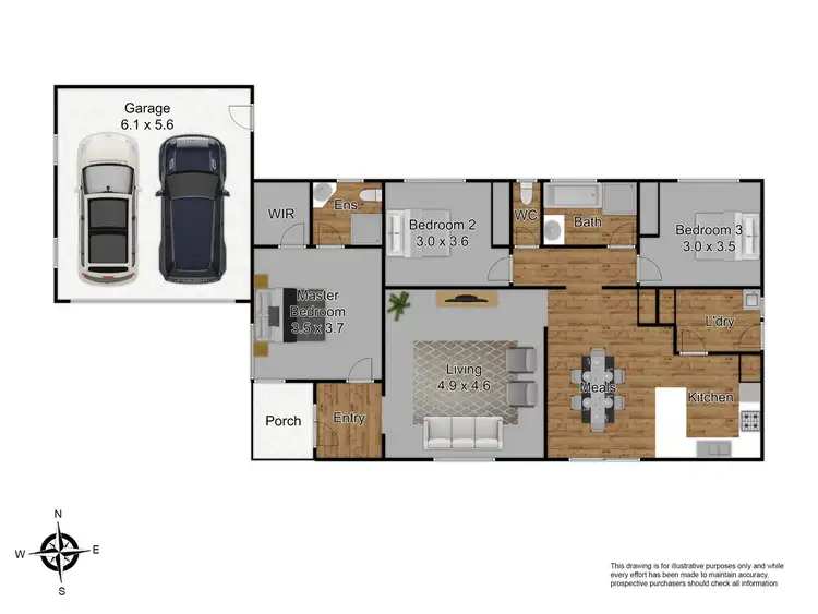 Floorplan of Homely house listing, 9 Wallangara Drive, Pakenham VIC 3810