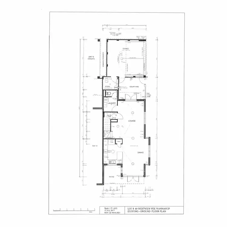 Floorplan of Homely townhouse listing, 8/69 Westview Parade, Wannanup WA 6210