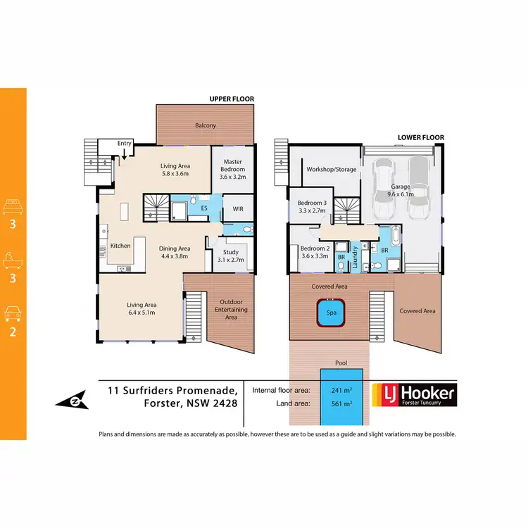 Floorplan of Homely house listing, 11 Surfriders Promenade, Forster NSW 2428