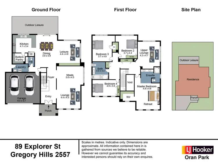 Floorplan of Homely house listing, 89 Explorer Street, Gregory Hills NSW 2557