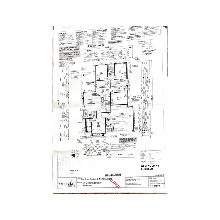 Floorplan of Homely house listing, 16 Azelia Approach, Madora Bay WA 6210