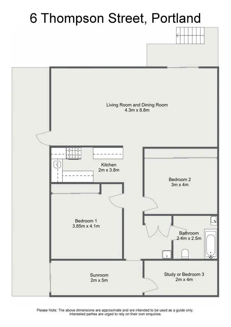Floorplan of Homely house listing, 6 Thompson Street, Portland NSW 2847