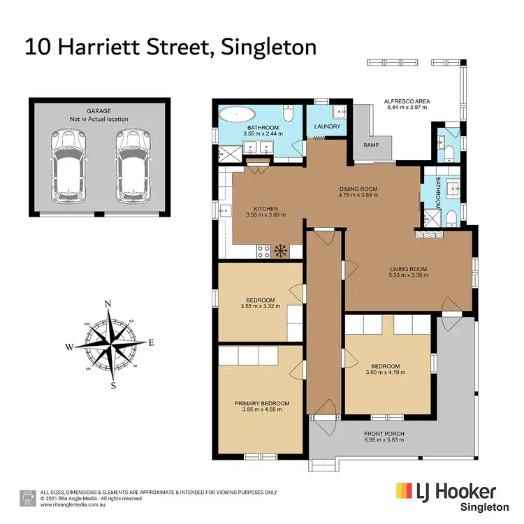 Floorplan of Homely house listing, 10 Harriett Street, Singleton NSW 2330