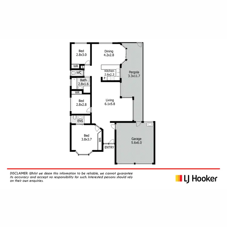 Floorplan of Homely house listing, 6 Blattman Close, Blacktown NSW 2148