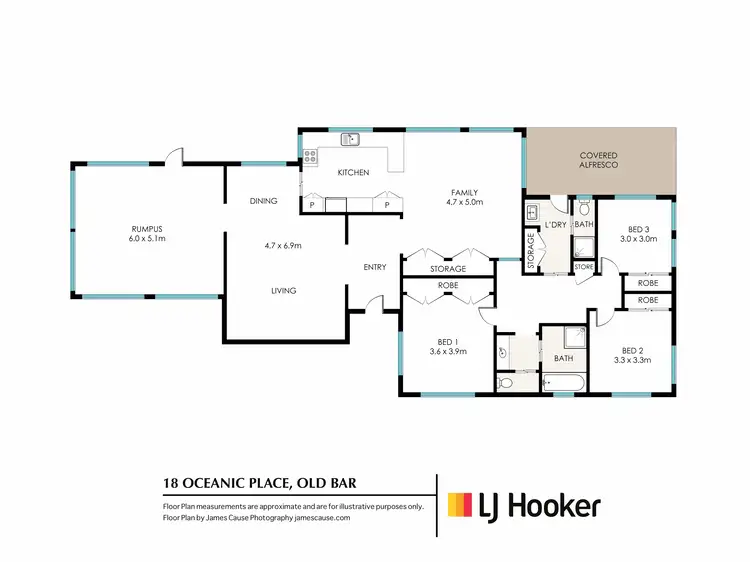 Floorplan of Homely house listing, 18 Oceanic Place, Old Bar NSW 2430