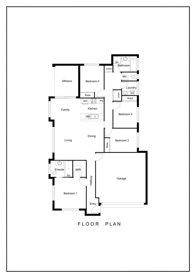 Floorplan of Homely house listing, 4 Jacqueline Bay, Ormeau QLD 4208