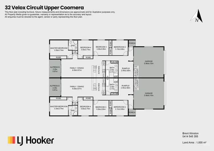 Floorplan of Homely house listing, 32 Velox Circuit, Upper Coomera QLD 4209
