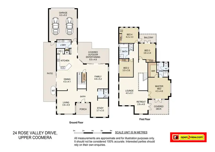 Floorplan of Homely house listing, 24 Rose Valley Drive, Upper Coomera QLD 4209