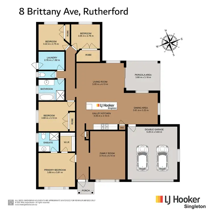 Floorplan of Homely house listing, 8 Brittany Avenue, Rutherford NSW 2320