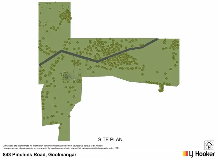 Floorplan of Homely rural property listing, 843 Pinchin Road, Goolmangar NSW 2480