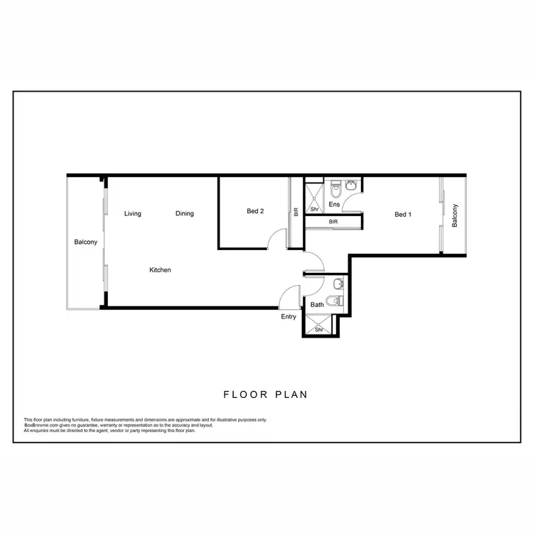Floorplan of Homely house listing, 305/18 Tribeca Drive, Point Cook VIC 3030