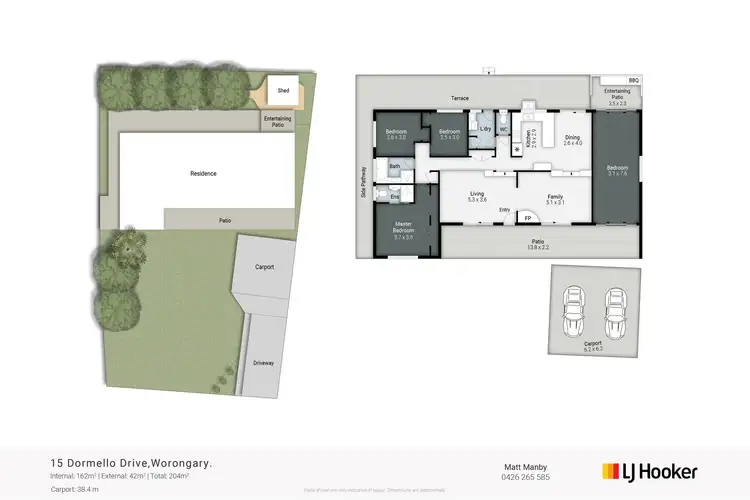 Floorplan of Homely house listing, 15 Dormello Drive, Worongary QLD 4213