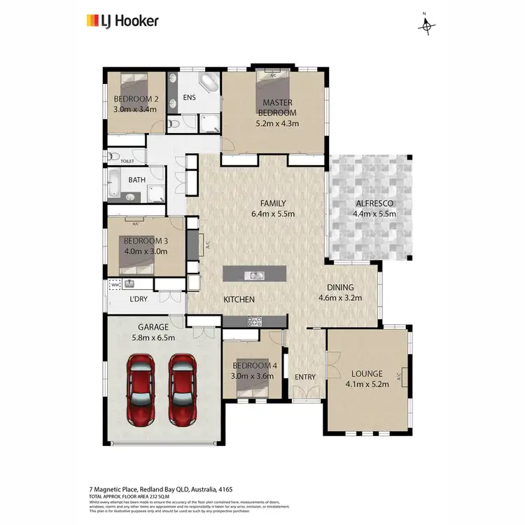 Floorplan of Homely house listing, 7 Magnetic Place, Redland Bay QLD 4165