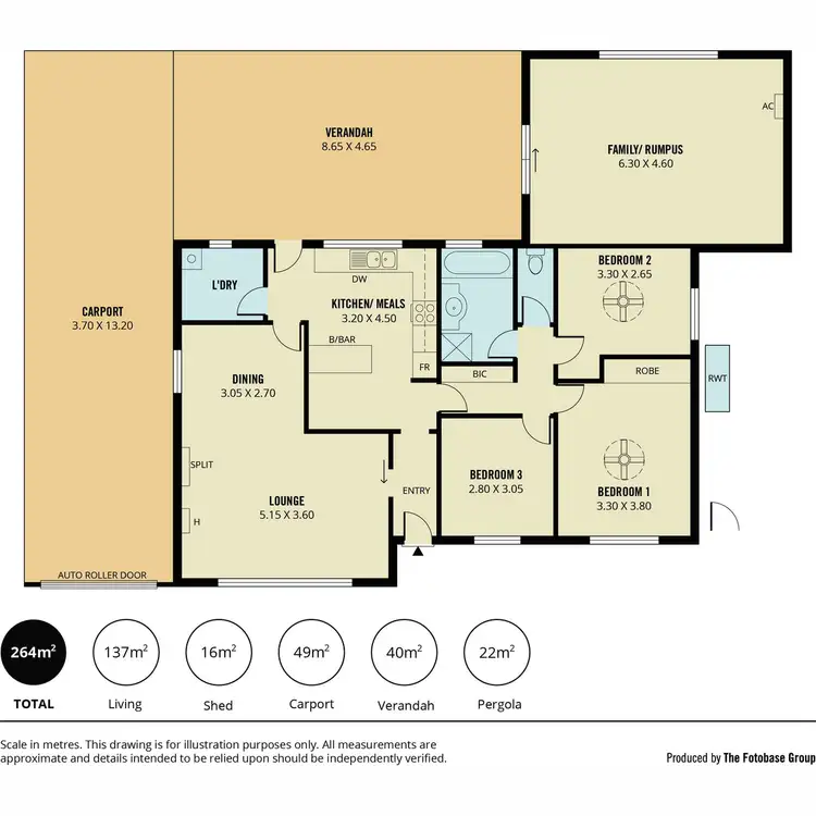 Floorplan of Homely house listing, 328 Grenfell Road, Surrey Downs SA 5126