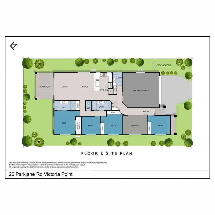 Floorplan of Homely house listing, 26 Parklane Road, Victoria Point QLD 4165