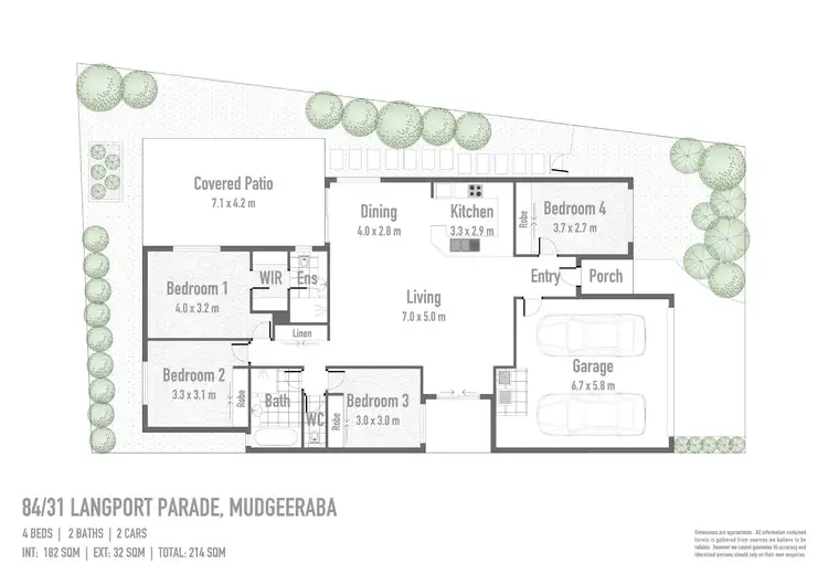 Floorplan of Homely house listing, 84/31 Langport Parade, Mudgeeraba QLD 4213