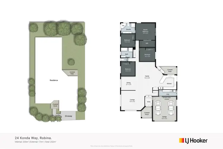 Floorplan of Homely house listing, 24 Konda Way, Robina QLD 4226