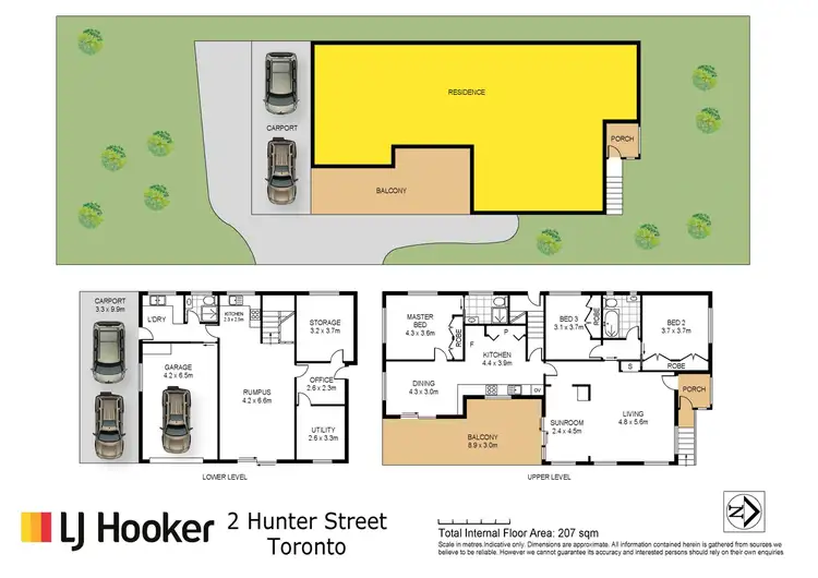 Floorplan of Homely house listing, 2 Hunter Street, Toronto NSW 2283