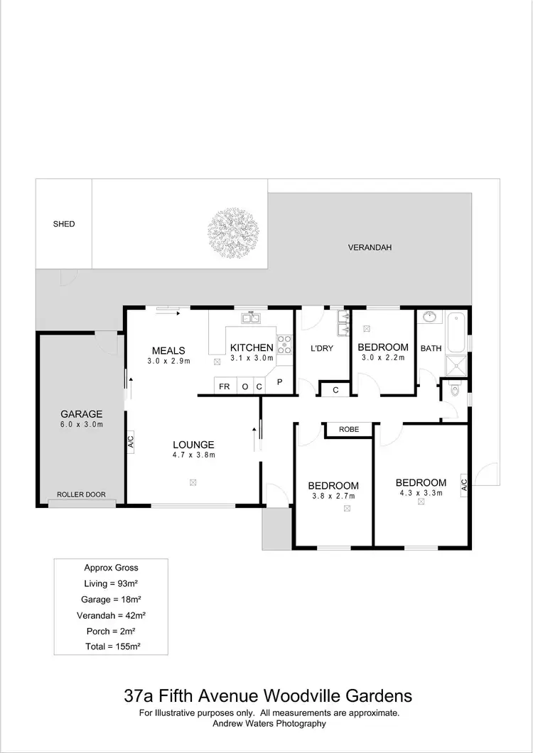 Floorplan of Homely house listing, 37A Fifth Avenue, Woodville Gardens SA 5012