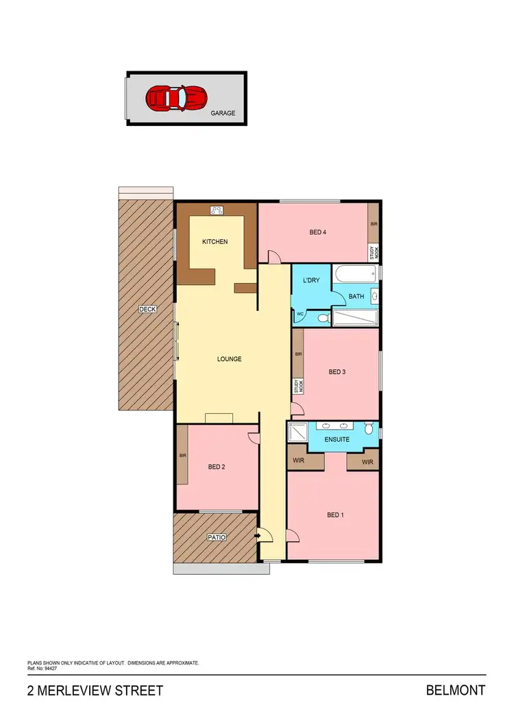 Floorplan of Homely house listing, 2 Merleview Street, Belmont NSW 2280