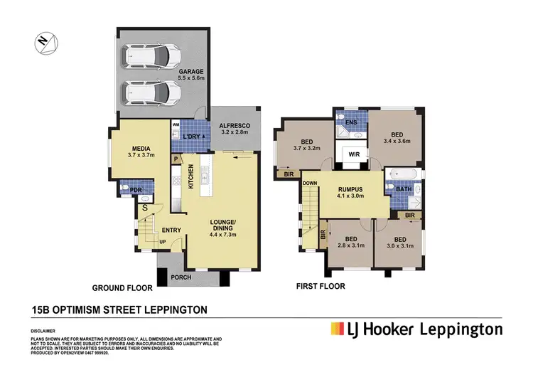Floorplan of Homely house listing, 15b Optimism Street, Leppington NSW 2179