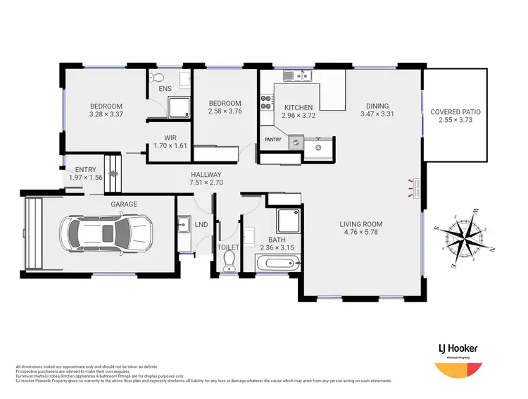 Floorplan of Homely unit listing, Unit 6/25 Penna Road, Midway Point TAS 7171