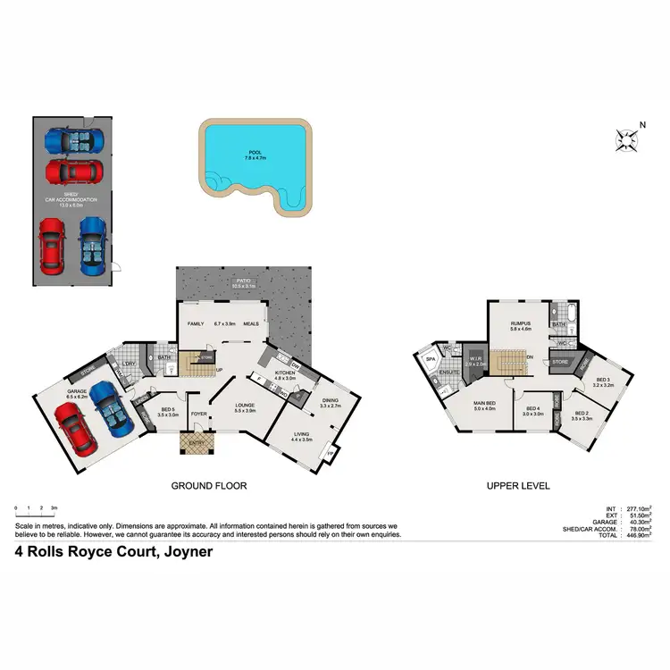 Floorplan of Homely house listing, 4 Rolls Royce Court, Joyner QLD 4500