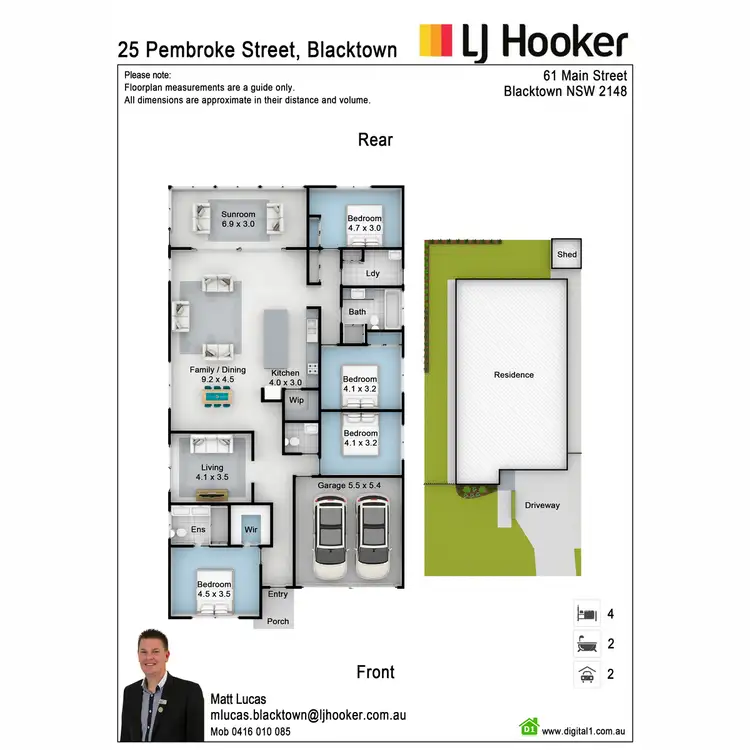 Floorplan of Homely house listing, 25 Pembroke Street, Blacktown NSW 2148