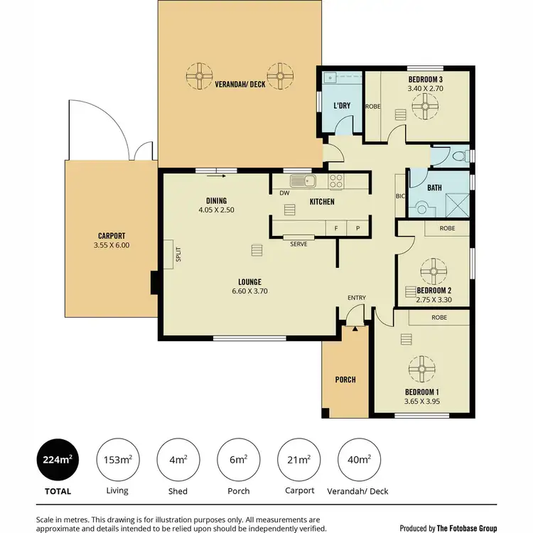 Floorplan of Homely house listing, 34 St Albans Road, Evanston Park SA 5116