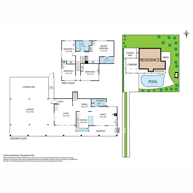 Floorplan of Homely house listing, 39 Russell Street, Cleveland QLD 4163