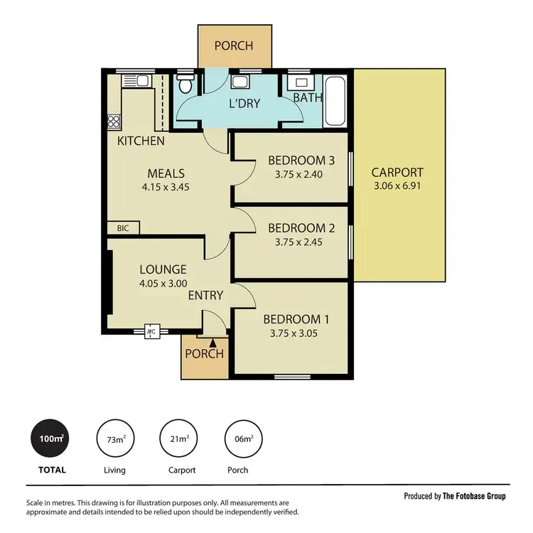 Floorplan of Homely house listing, 21 Durdin Road, Elizabeth Vale SA 5112