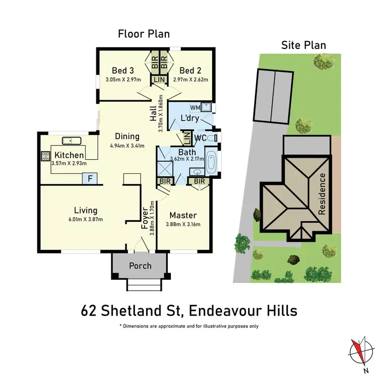Floorplan of Homely house listing, 62 Shetland Street, Endeavour Hills VIC 3802