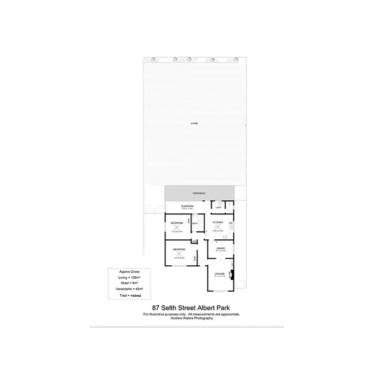 Floorplan of Homely house listing, 87 Selth Street, Albert Park SA 5014