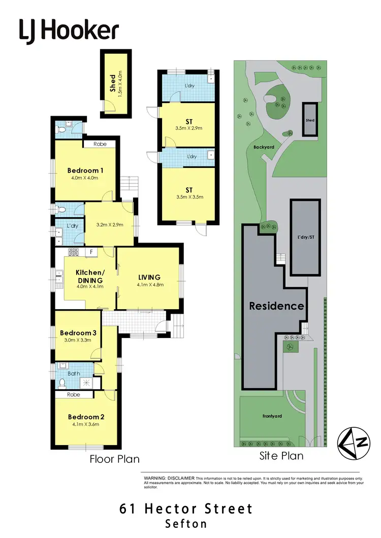 Floorplan of Homely house listing, 61 Hector Street, Sefton NSW 2162