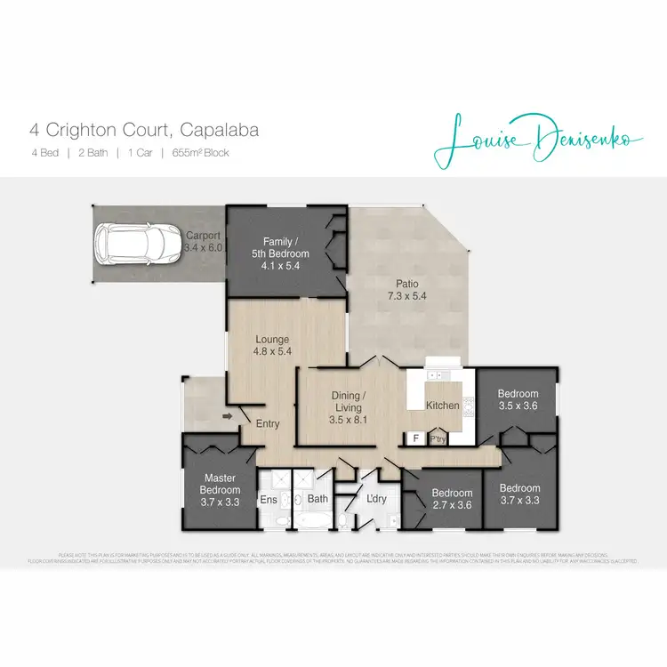 Floorplan of Homely house listing, 4 Crighton Court, Capalaba QLD 4157