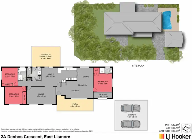 Floorplan of Homely house listing, 2A Denbos Crescent, East Lismore NSW 2480