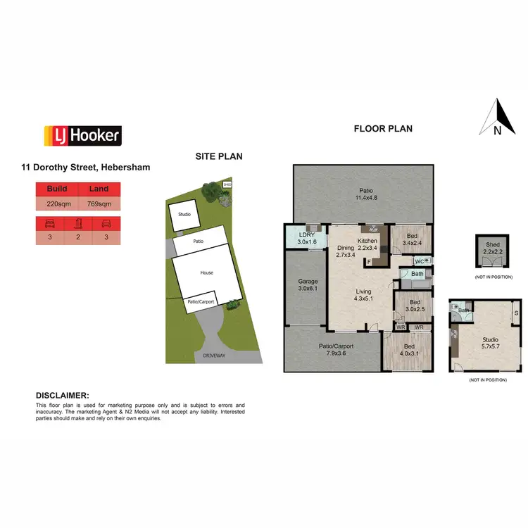 Floorplan of Homely house listing, 11 Dorothy Street, Hebersham NSW 2770