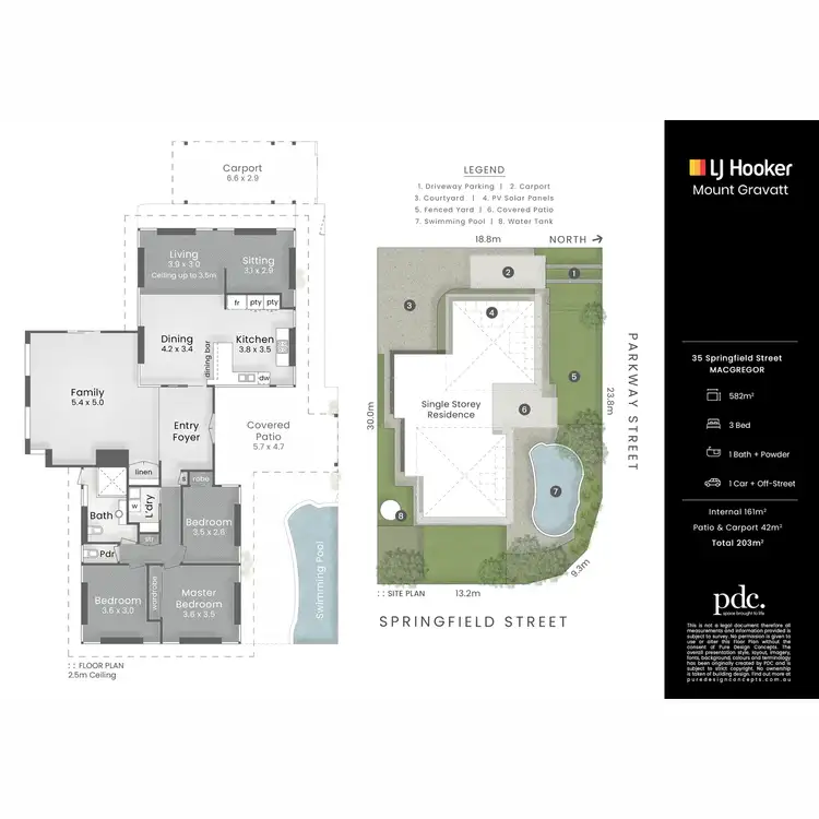 Floorplan of Homely house listing, 2 Parkway Street, Macgregor QLD 4109