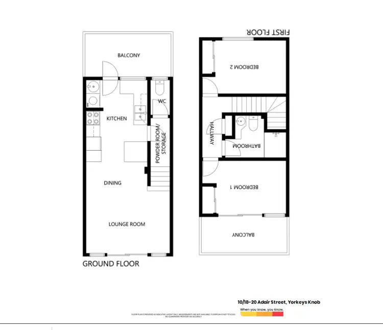 Floorplan of Homely townhouse listing, 10/18-20 Adair Street, Yorkeys Knob QLD 4878