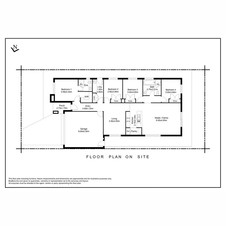 Floorplan of Homely house listing, 20 Mervyn Way, Mambourin VIC 3024